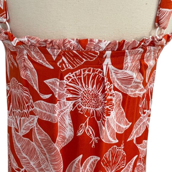 Serra Womens Maxi Dress Med Boho Floral Print Sleeveless Summer Vacation Flowy - Picture 6 of 12